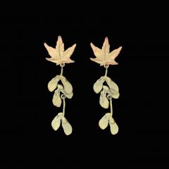 Japanese Maple Post Drop Earrings - Ahorn
