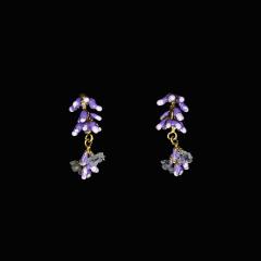Lavender Post Earrings - Lavendel