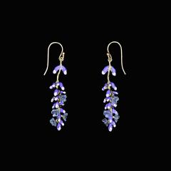 Lavender Wire Earrings - Lavendel