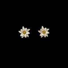Edelweiss Post Earrings - Edelweiss Ohrstecker "Blüte"