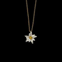 Edelweiss Dangle Pendant - Edelweiss Anhänger "Blüte"