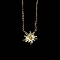 Edelweiss Pendant - Edelweiss Kette "Brigitta"