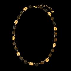 Coffee Bean roasted Necklace - Kaffeebohne geröstet Collier